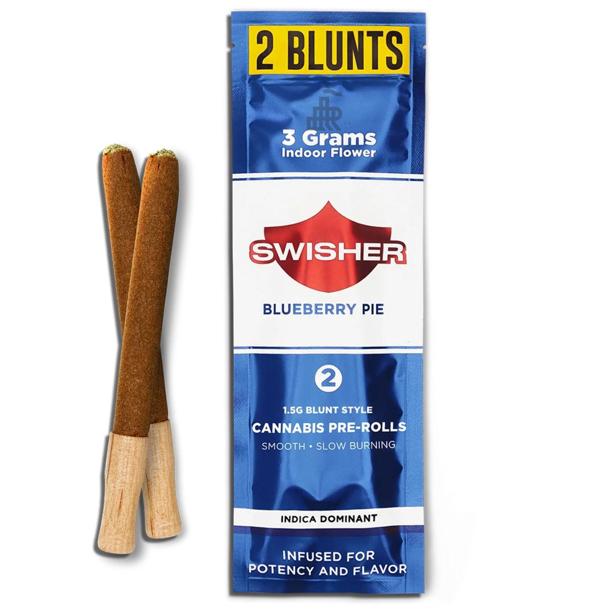 Photograph of product: Blueberry Pie | Infused | Blunts | 2pk