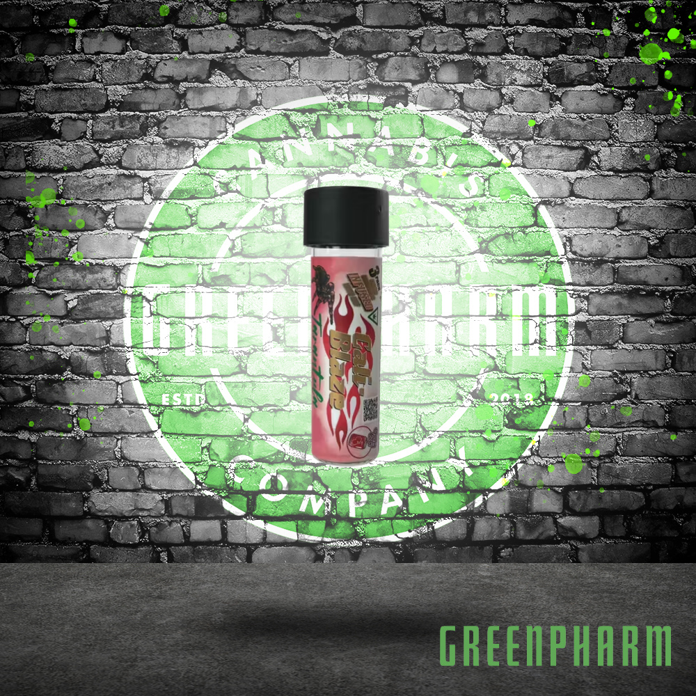Photograph of product: Cali-Blaze Tarantula Infused Pre-Roll | Cherry Lime