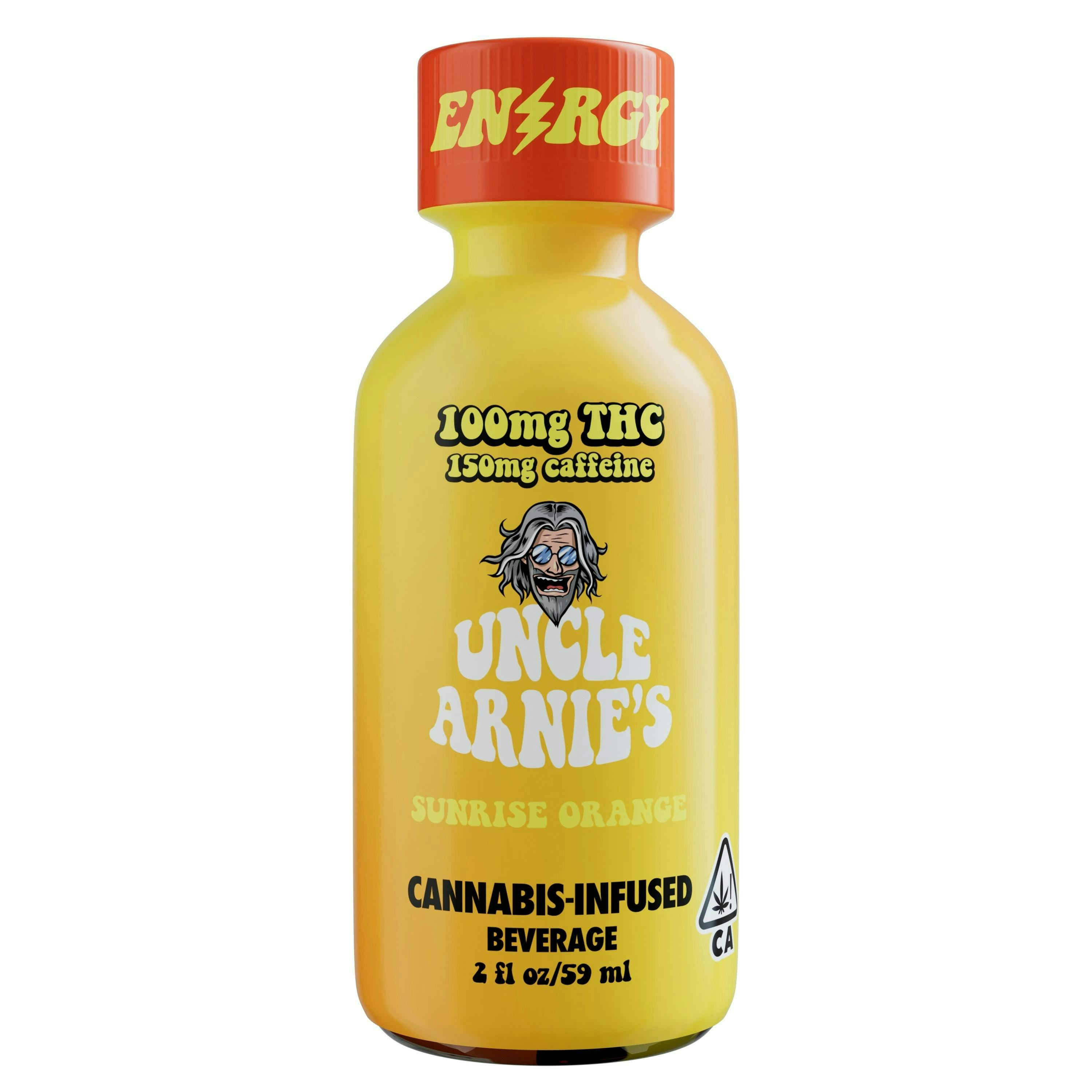 Photograph of product: Uncle Arnies - Sunrise Orange Shot - 100mg