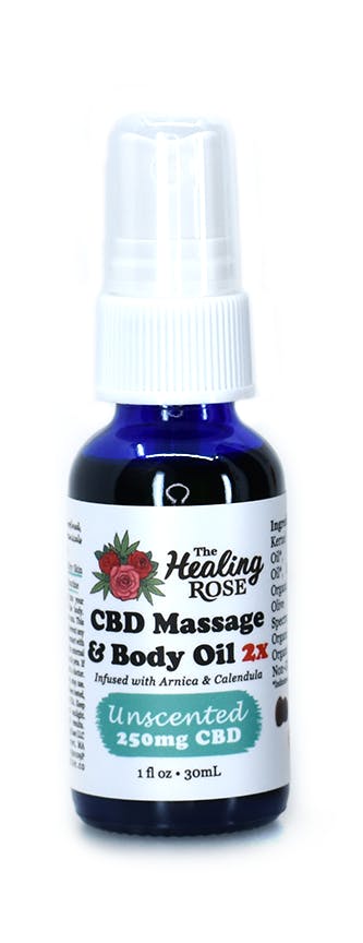 Photograph of product: CBD Massage & Body Oil Unscented - 250mg