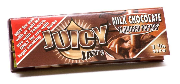 Photograph of product: Juicy Jay's 1-1/4" Papers Milk Chocolate