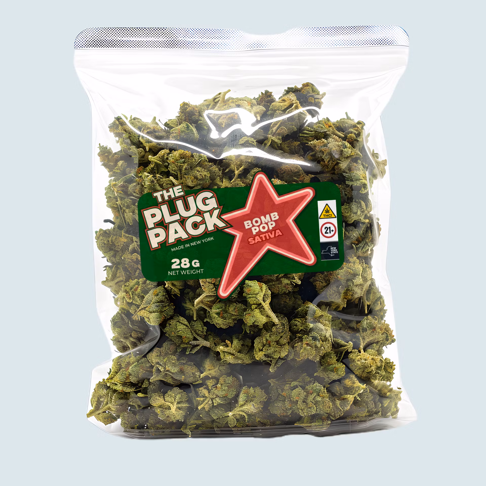 Photograph of product: Plug Pack | Bomb Pop | Flower - 28g