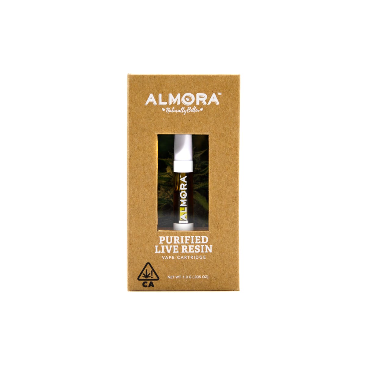 Photograph of product: [Almora] Live Resin Cartridge - 1g - Caramel Cream (H)