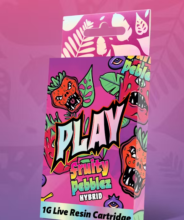 Photograph of product: PLAY LIVE RESIN CART | FRUITY PEBBLEZ