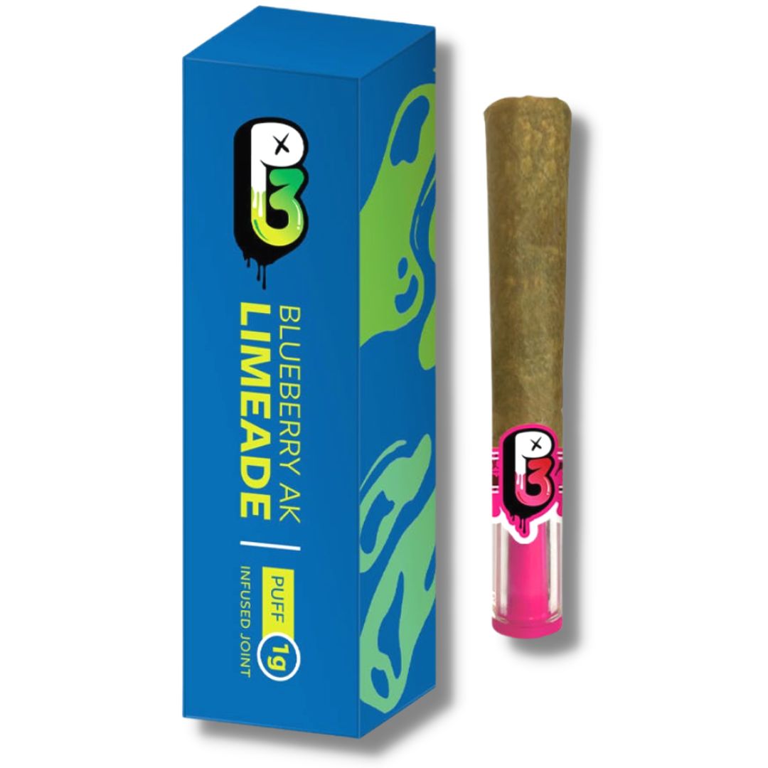 Photograph of product: Blueberry AK Limeade Infused Pre Roll
