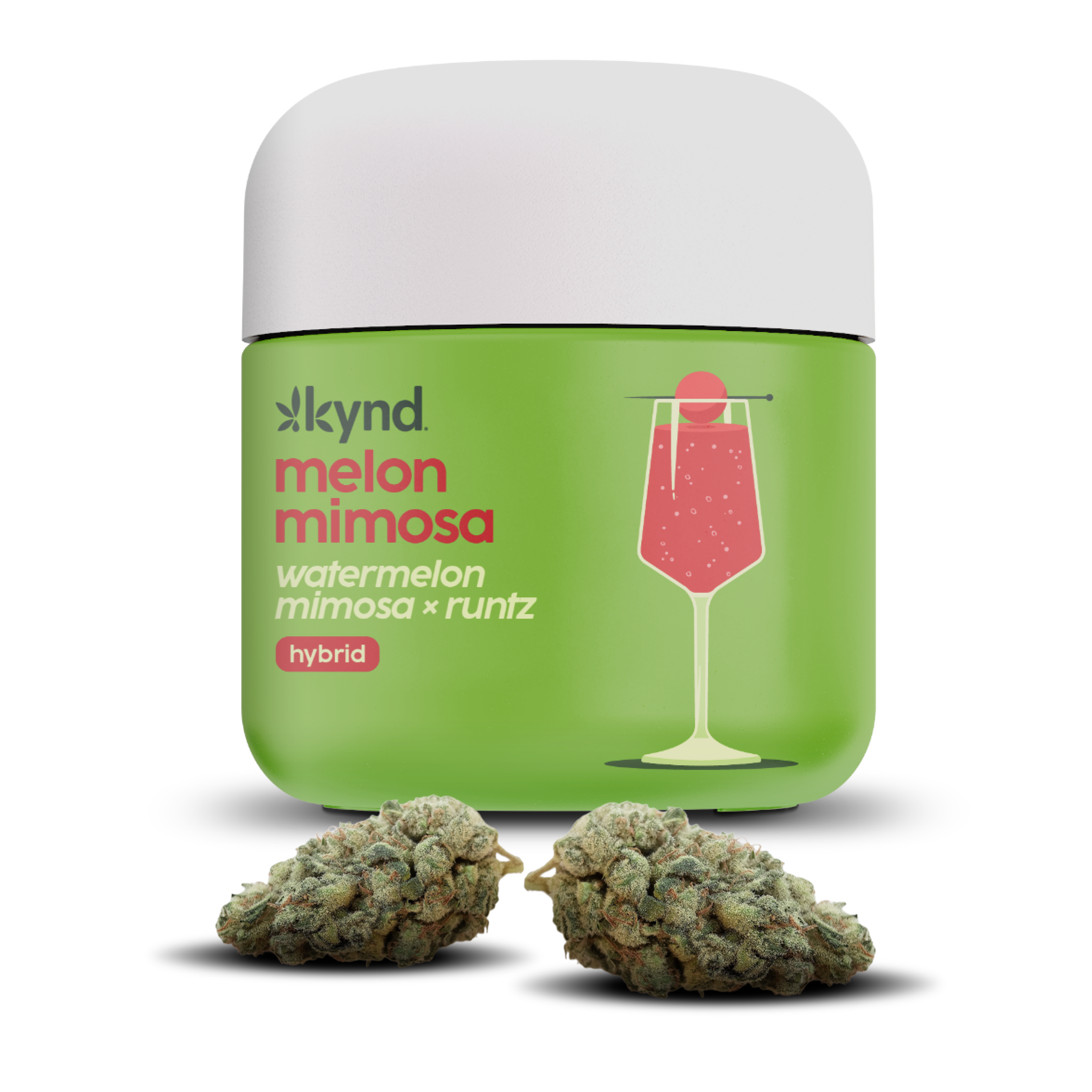 Photograph of product: Kynd Melon Mimosa (H) Flower 3.5g