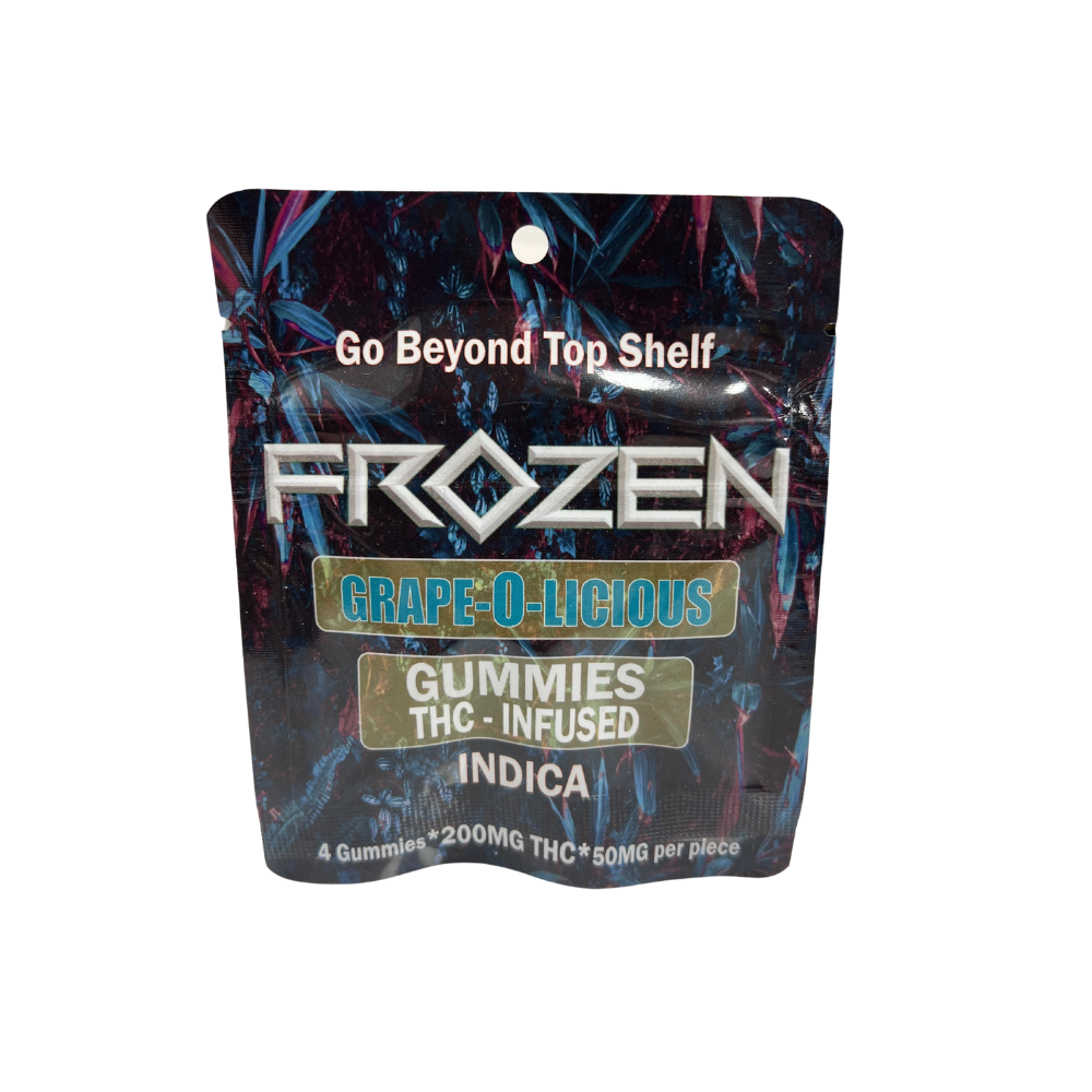 Photograph of product: FROZEN | GRAPE O LICIOUS | 200MG | GUMMIES
