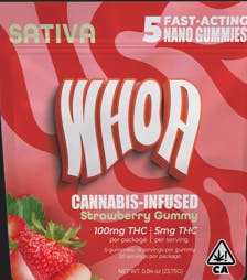 Photograph of product: Strawberry (S) Gummies 5PK 100MG - Retail