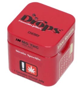 Photograph of product: Drops Edibles - Cherry - 2-pack (100mg)