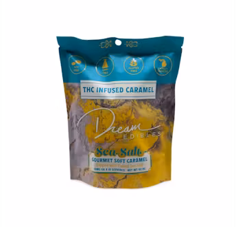 Photograph of product: Dream | Sea Salt Caramels | 100mg Pack