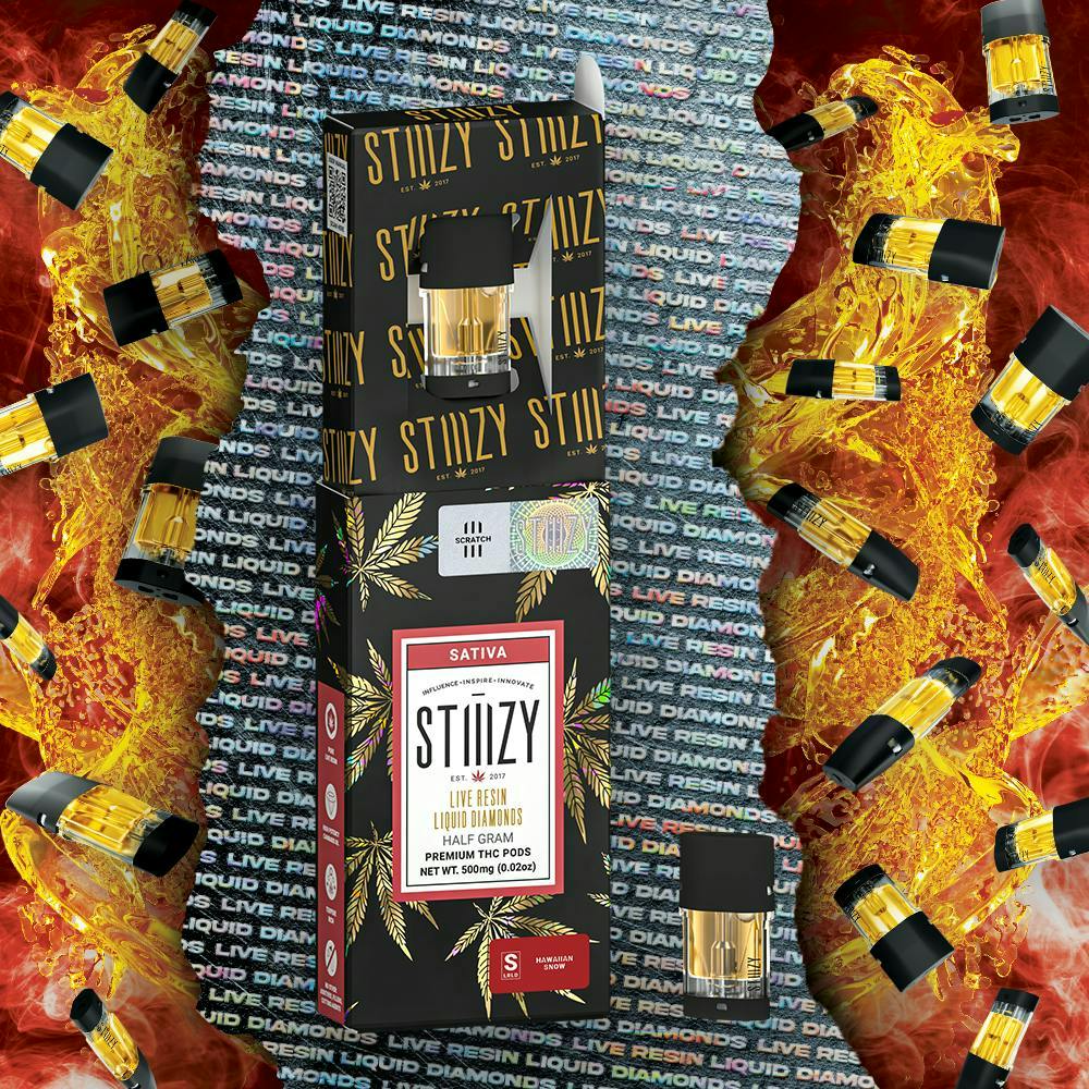 Photograph of product: Hawaiian Snow - LR - Liquid Diamonds - Pod - 0.5g