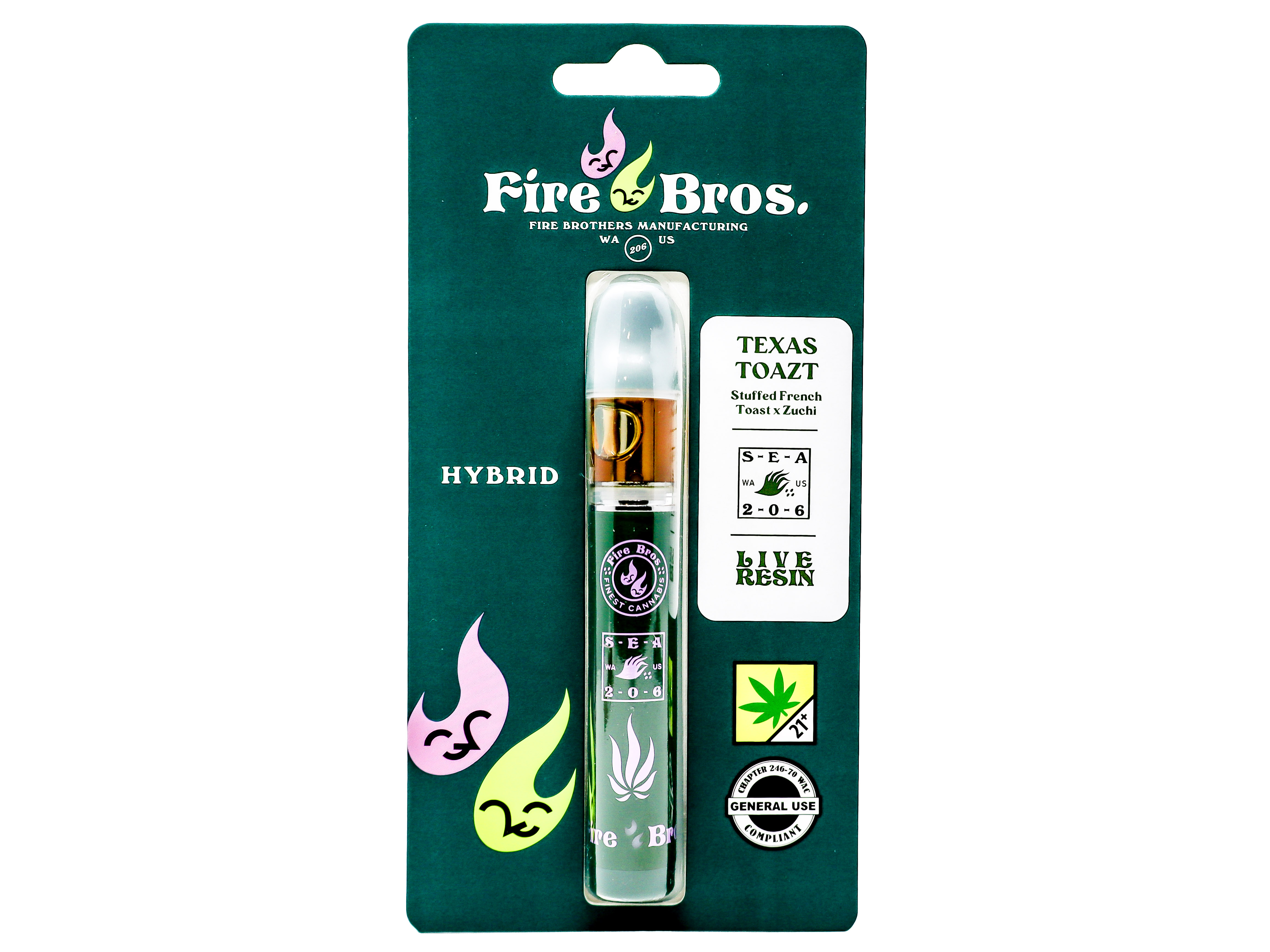 Photograph of product: FRB Texas Toazt Live Resin Disposable Cart 50618