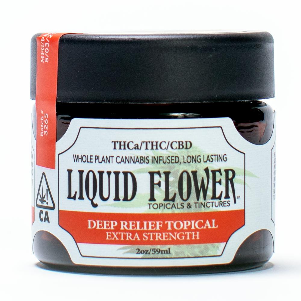 Photograph of product: Liquid Flower - Deep Relief Topical (2oz) Extra Strength $87
