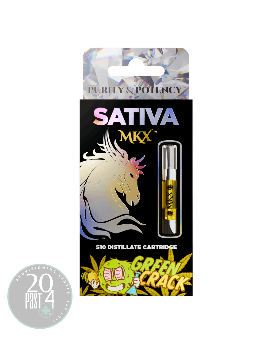 Photograph of product: Green Crack Distillate Cartridge | 1g