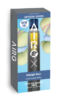 Photograph of product: AIRO 1G MIDNIGHT MOON DISPOSABLE CARTRIDGE