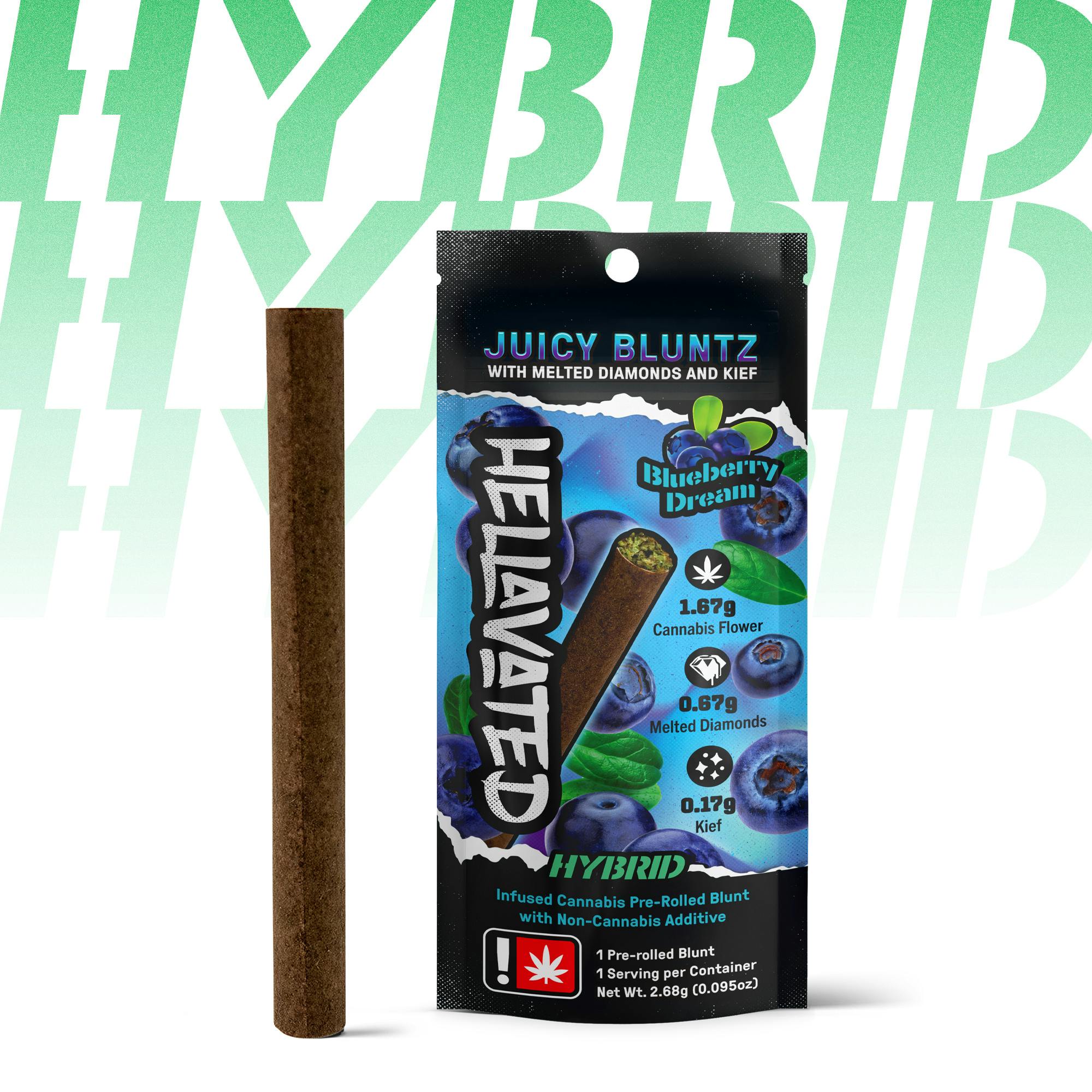 Photograph of product: Hellavated - BLUEBERRY DREAM - Infused Blunt - - H
