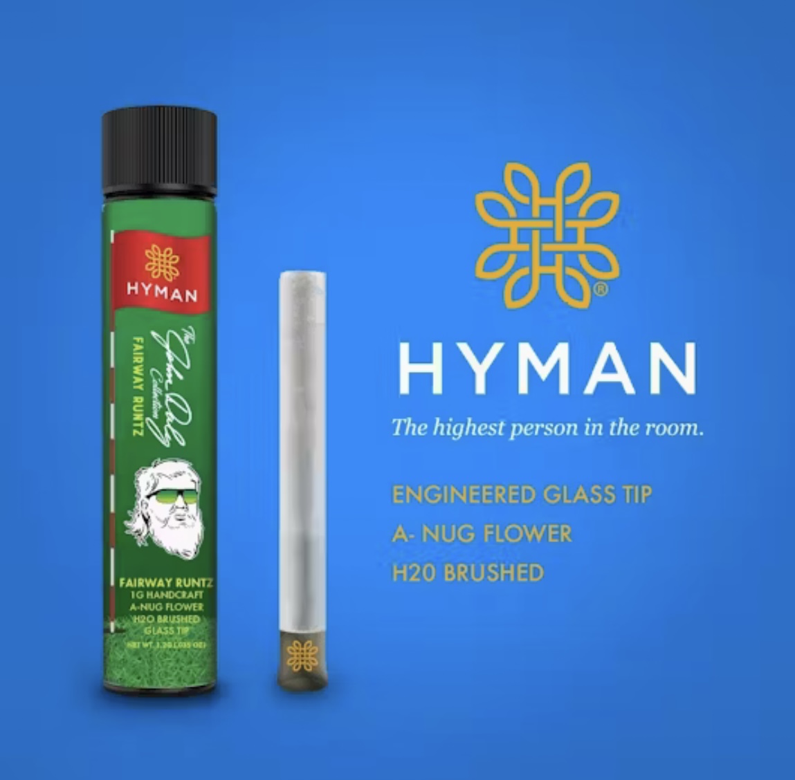 Photograph of product: AU Hyman: Fairway Runtz Handcraft Preroll