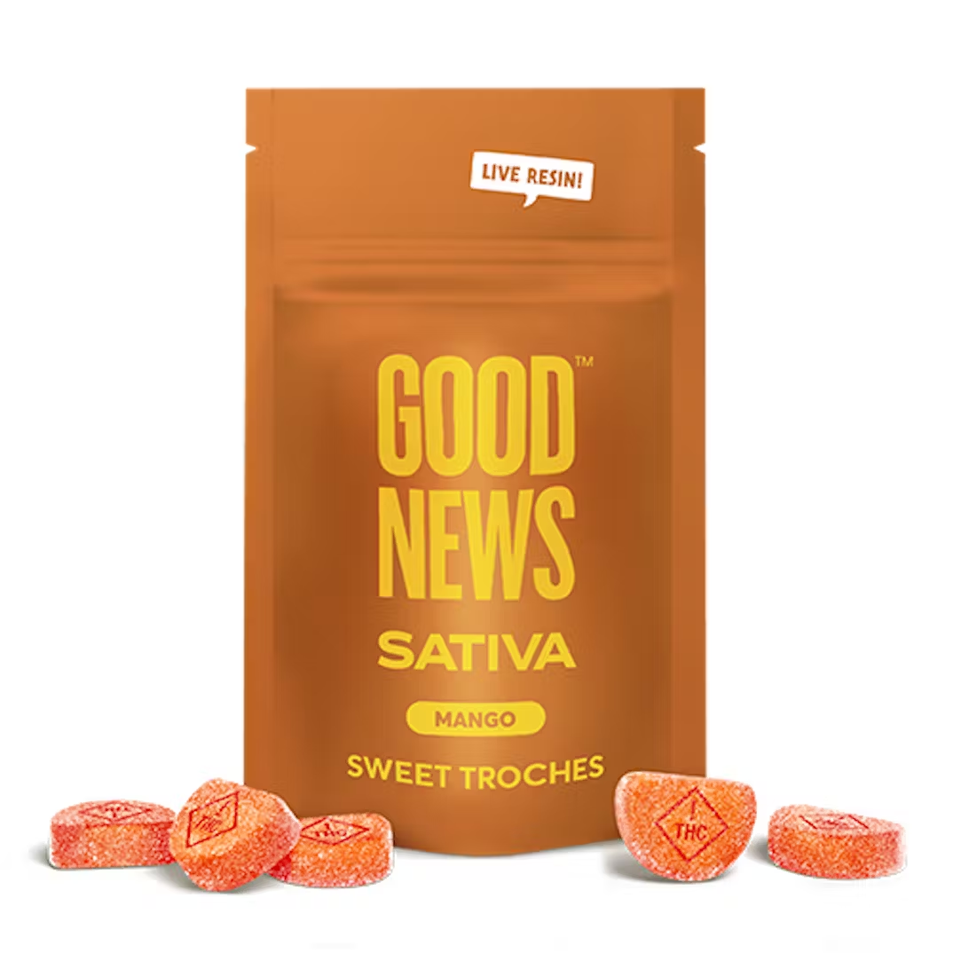 Photograph of product: Mango | Live Resin Troches 10mg | 10pk