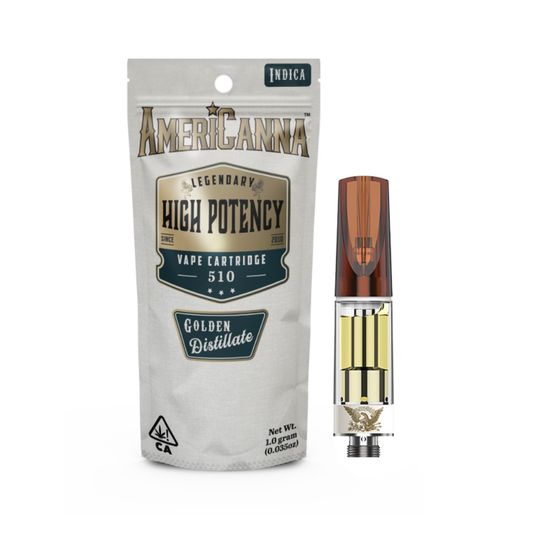 Photograph of product: AmeriCanna Cartridge Sour Apple Kush 1g - 