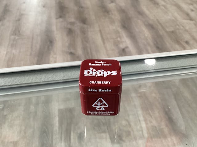 Photograph of product: Drops enhanced Cranberry single - 