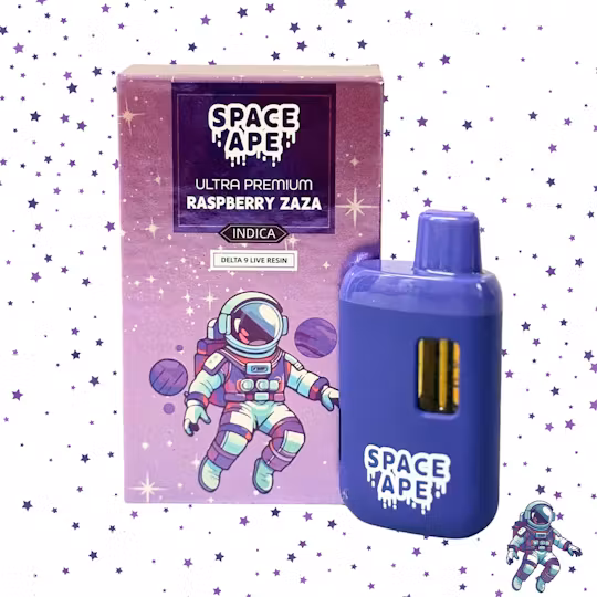 Photograph of product: Space Ape - Raspberry Zaza Disposable