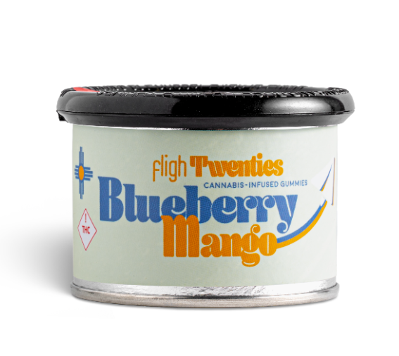 Photograph of product: Fligh - Blueberry Mango - 100mg Gummies