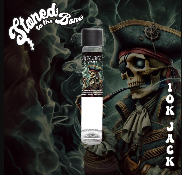 Photograph of Product: 10K Jack | Bubble Hash & Diamond Infused | Stoned To The Bone