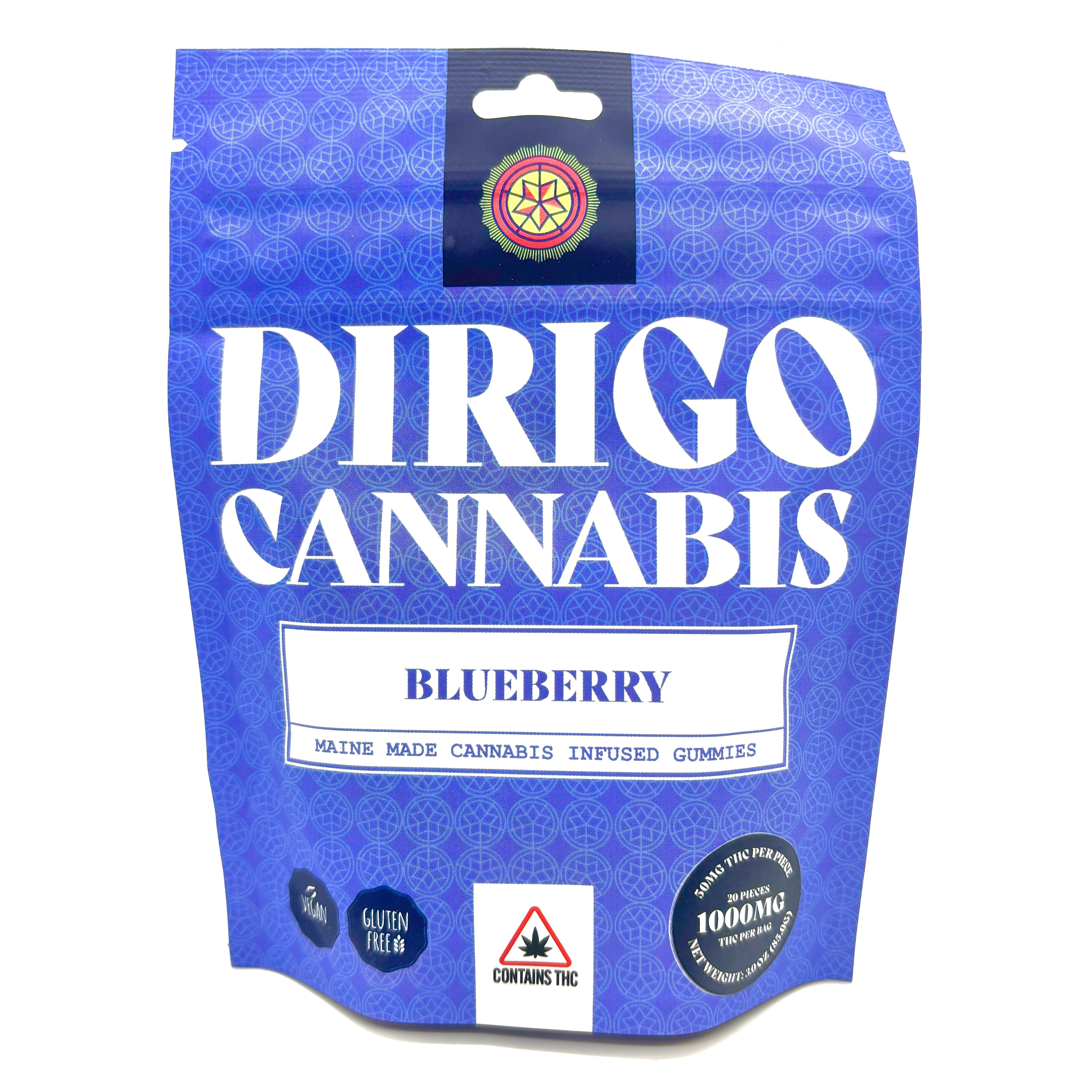 Photograph of product: Blueberry Gummies | Dirigo Oui'd