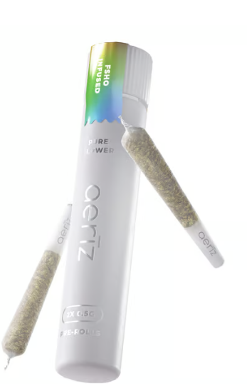 Photograph of product: AERIZ JENNY KUSH 2PK FSHO INFUSED PRE-ROLLS 1G