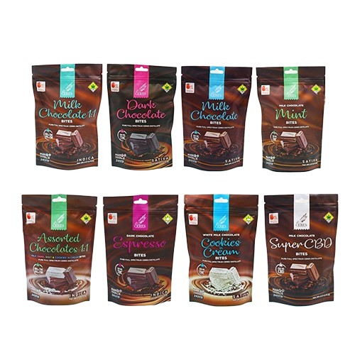 Photograph of product: Ceres Dark Chocolate Espresso Bites Oui'd 100mg