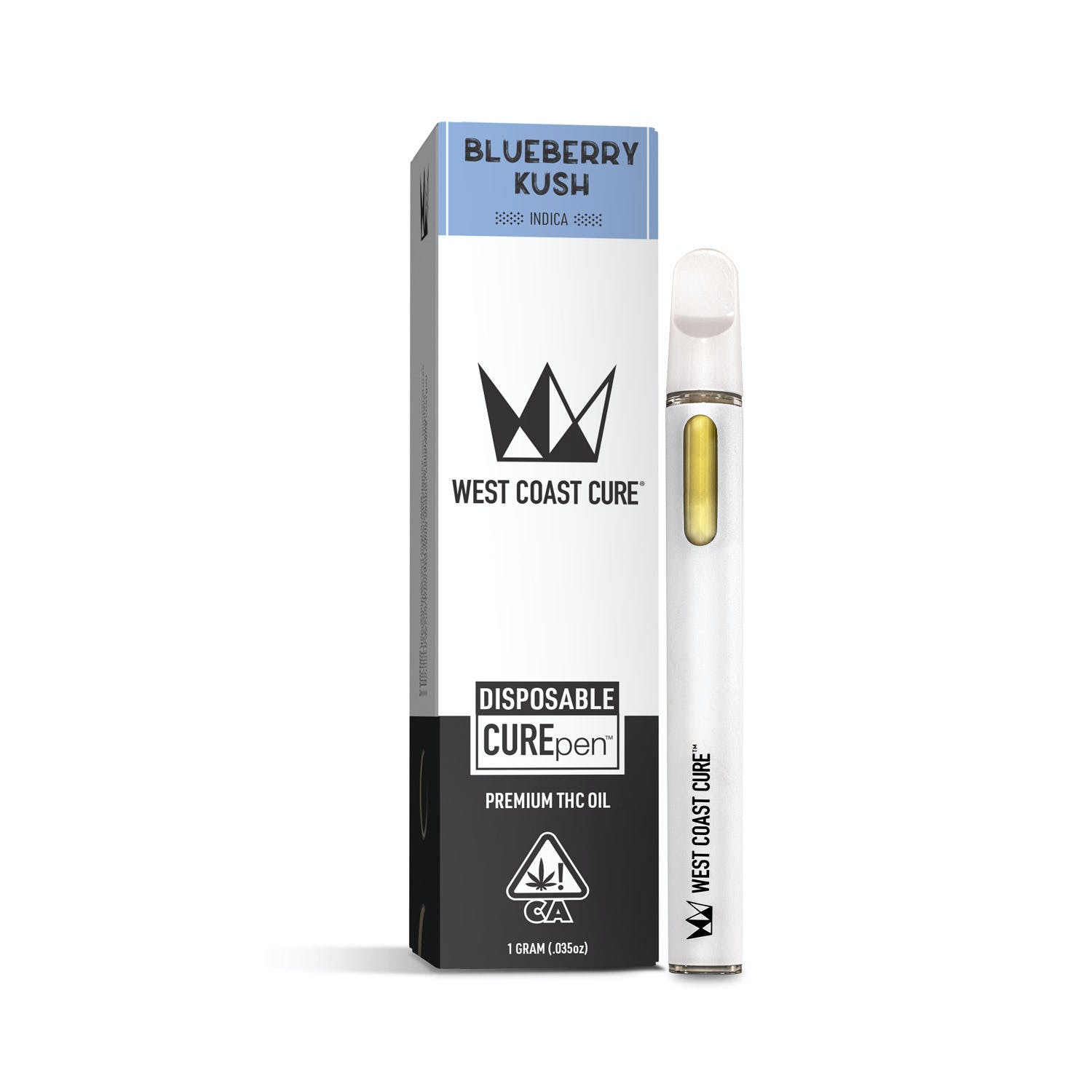 Photograph of product: Blueberry Kush Disposable CUREpen - 1G