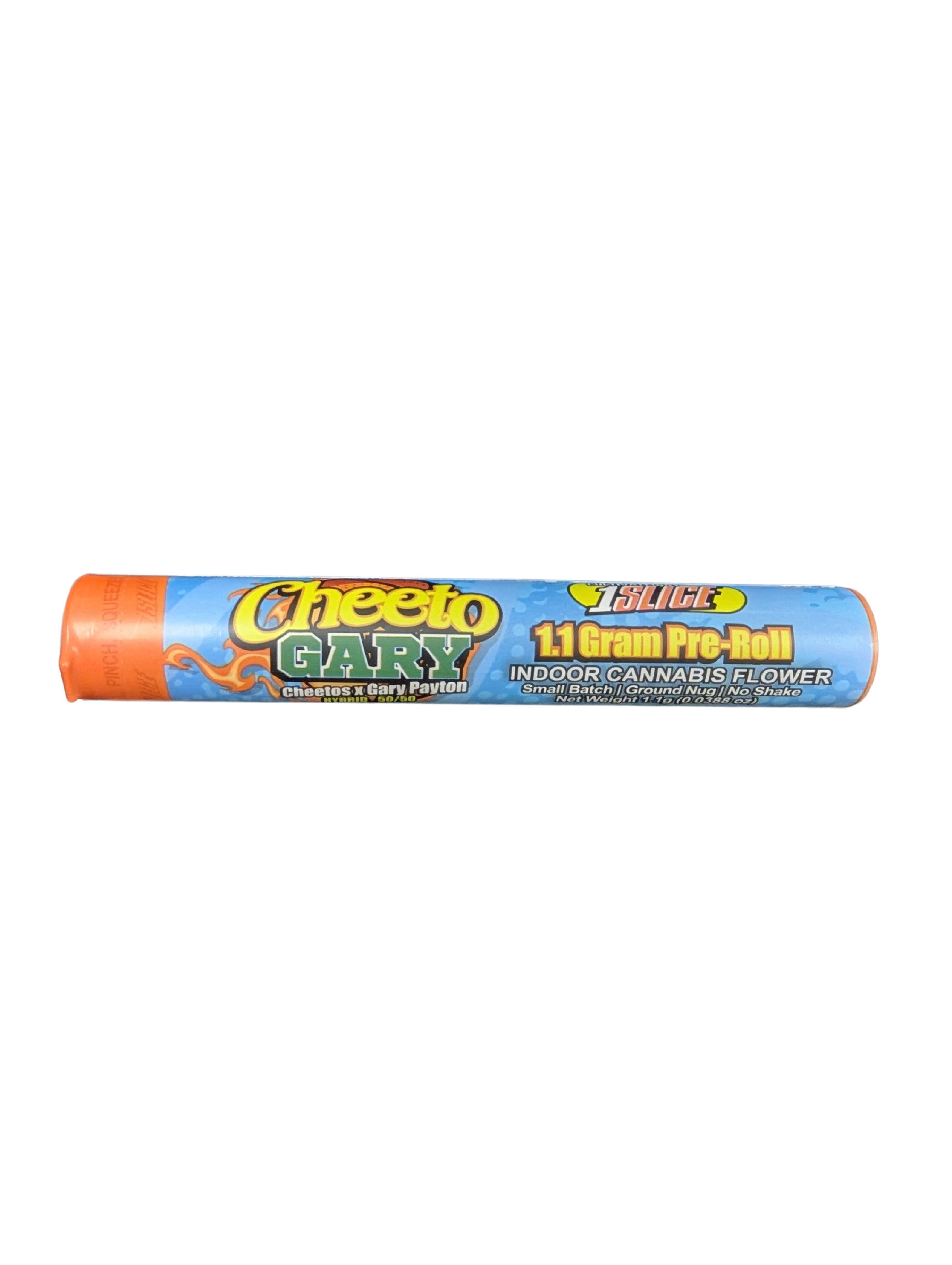 Photograph of product: 1Slice | Cheeto Gary | Pre-Roll | 1.1g