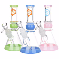 Photograph of product: Om Sweet Om Chakra Glass Bong - 7"
