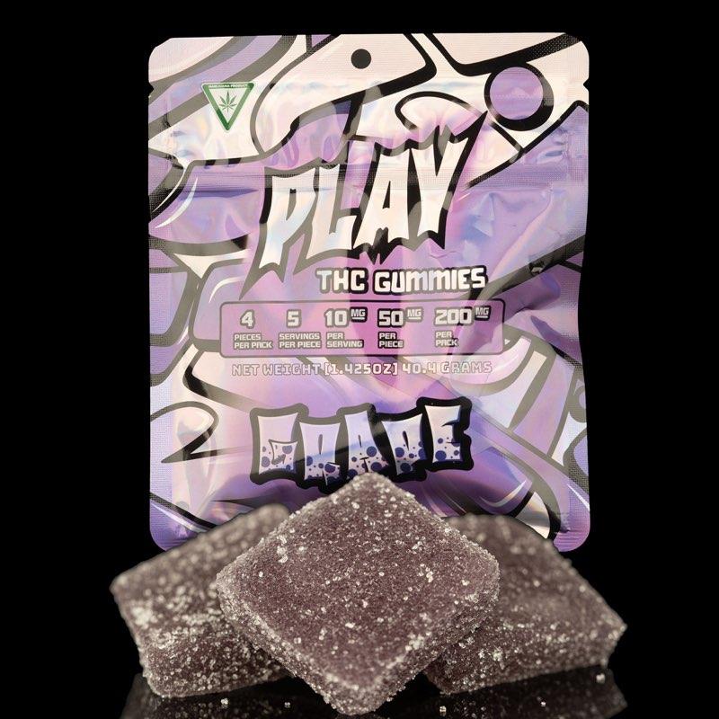 Photograph of product: 200MG GRAPE GUMMIES