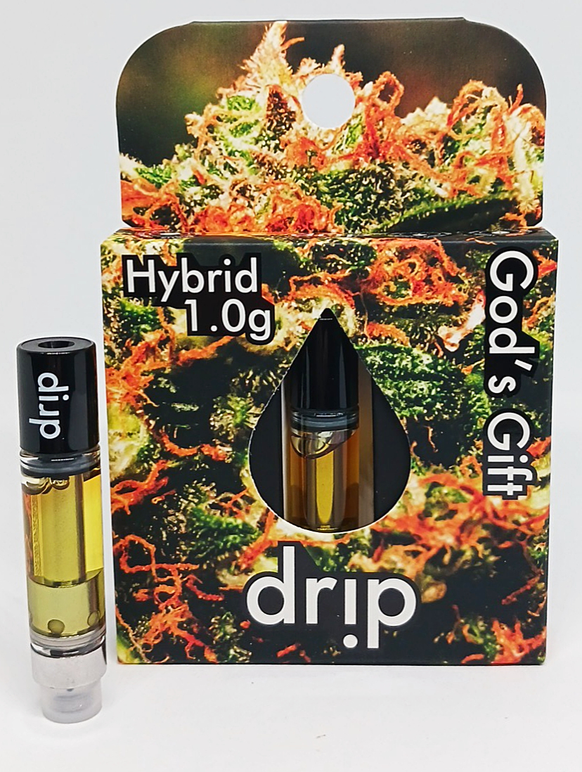 Photograph of product: Gods Gift | 1g 510 Cart | Drip