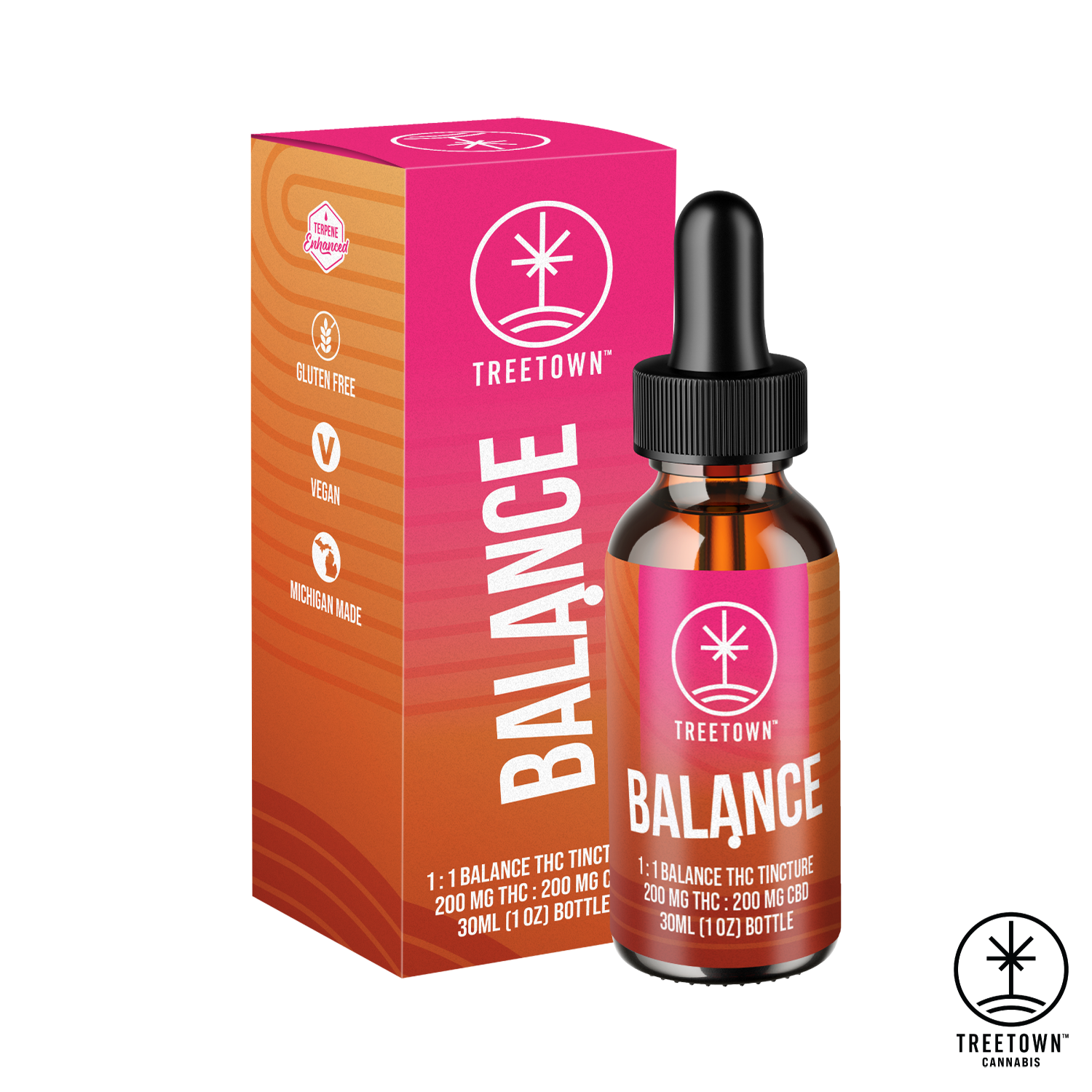 Photograph of product: 1:1 Balance Tincture TH-oui:CBD -  200mg