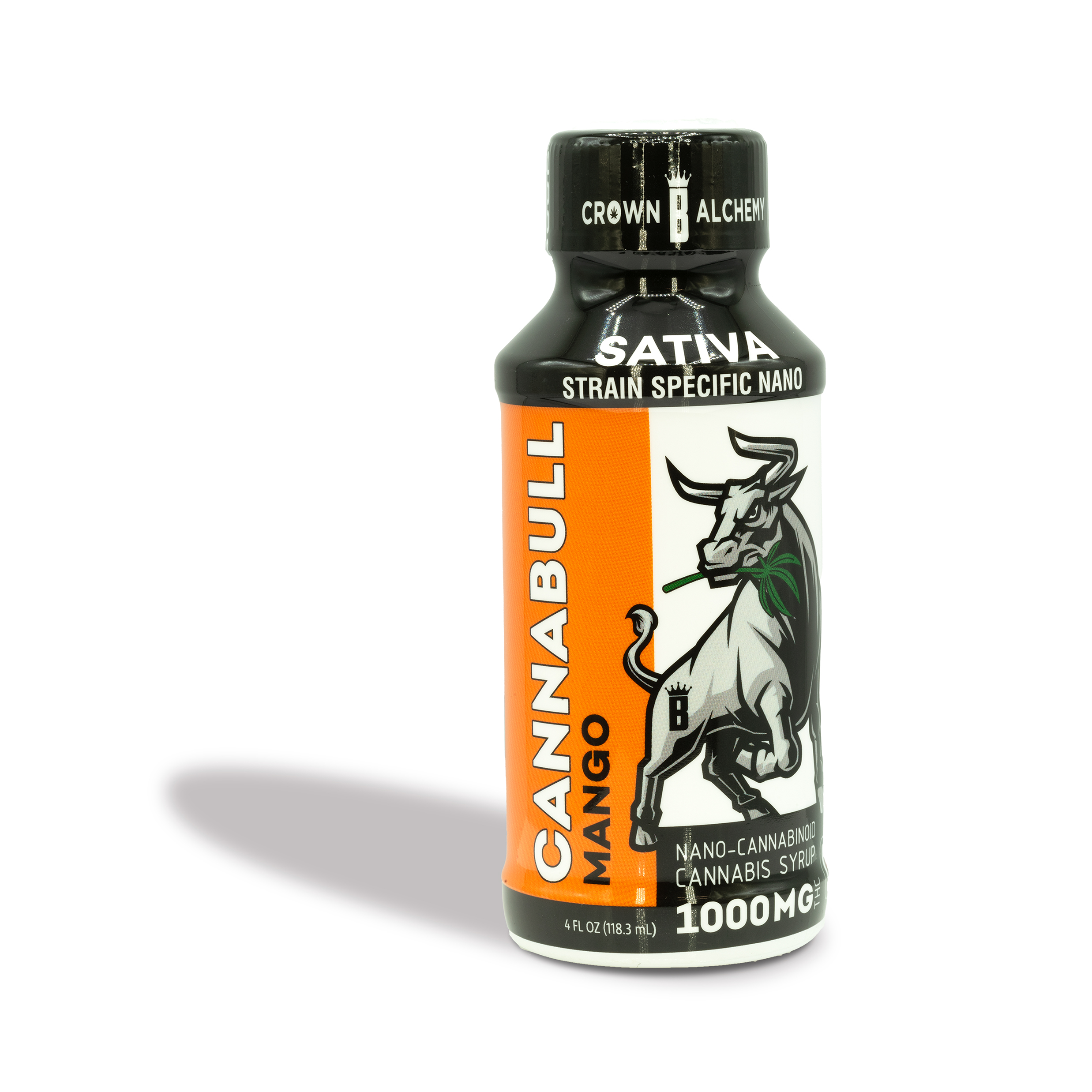 Photograph of product: Cannabull - Mango 1,000mg Nano Syrup - 4oz