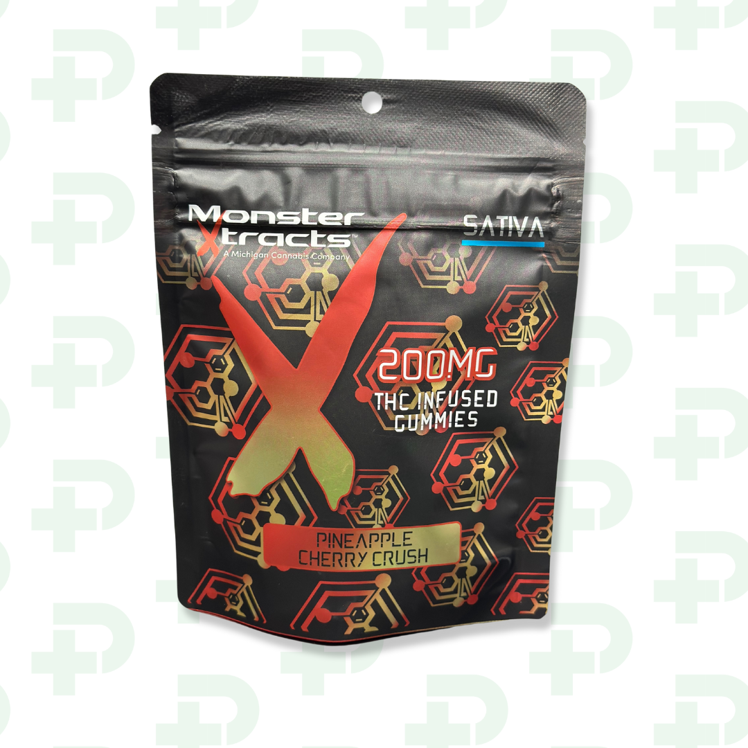 Photograph of product: Monster 200mg Gummy - Oui'd - PINEAPPLE CHERRY CRUSH