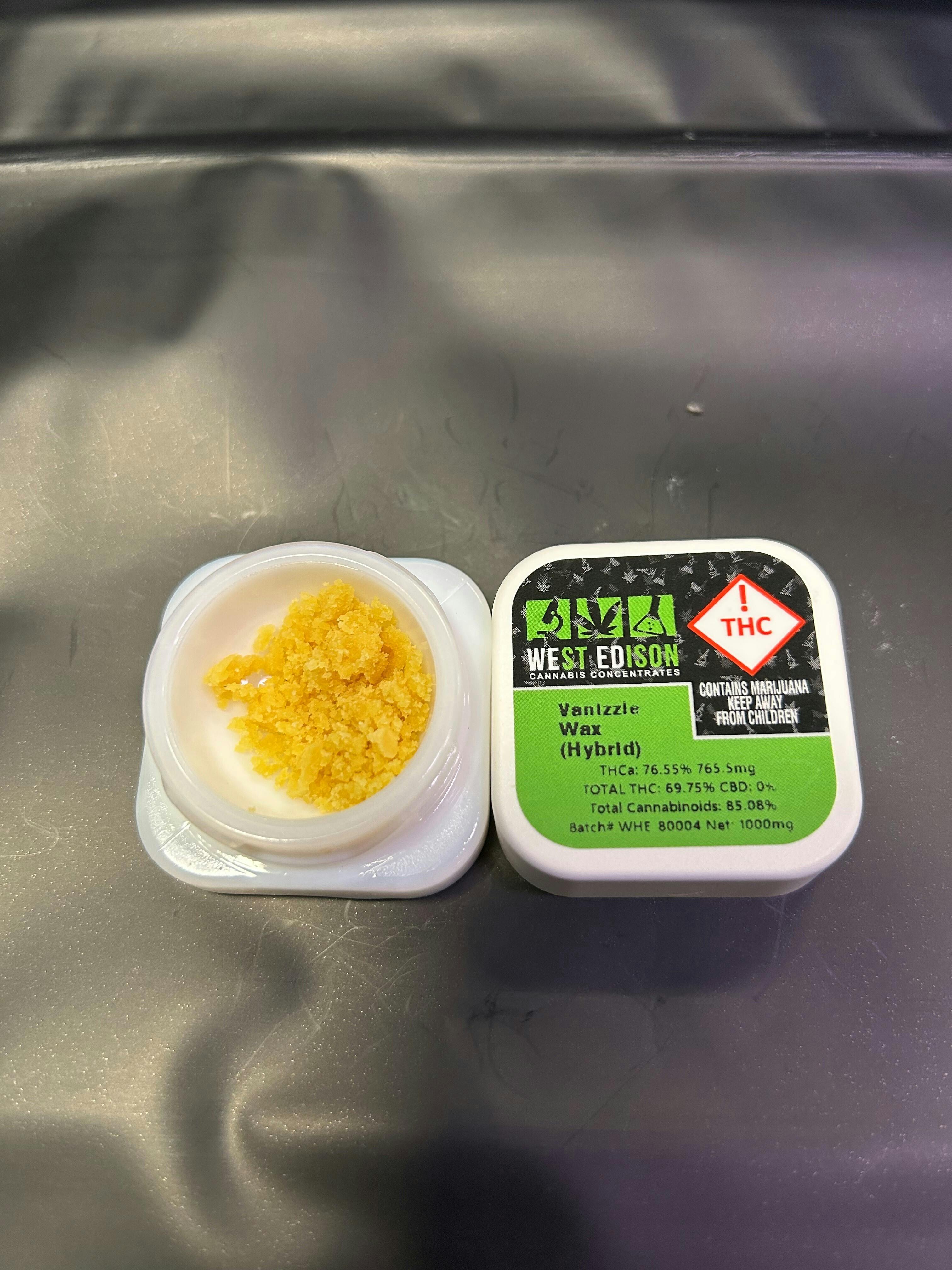 Photograph of product: West Edison Wax 1g - Vanizzle