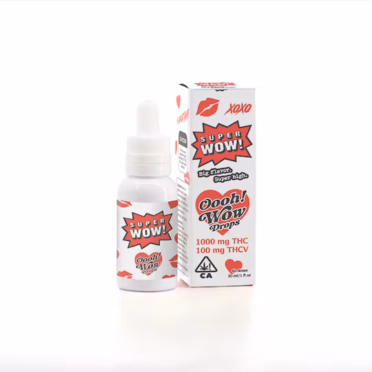 Photograph of product: Proof - TH-oui x 100mg TH-ouiV SuperWow Tincture - Oooh! Wow Drops