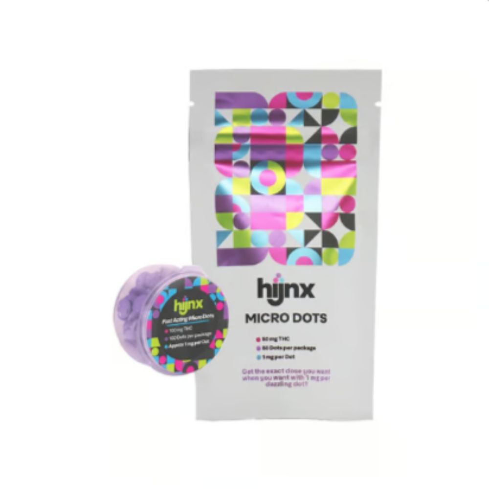 Photograph of product: HIJNX | Micro Dots Purple Raz | 50mg