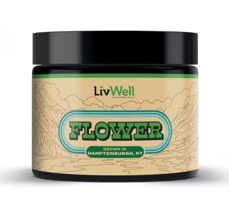 Photograph of product: LivWell Burnout Cookies Whole Flower- 3201 - 28g