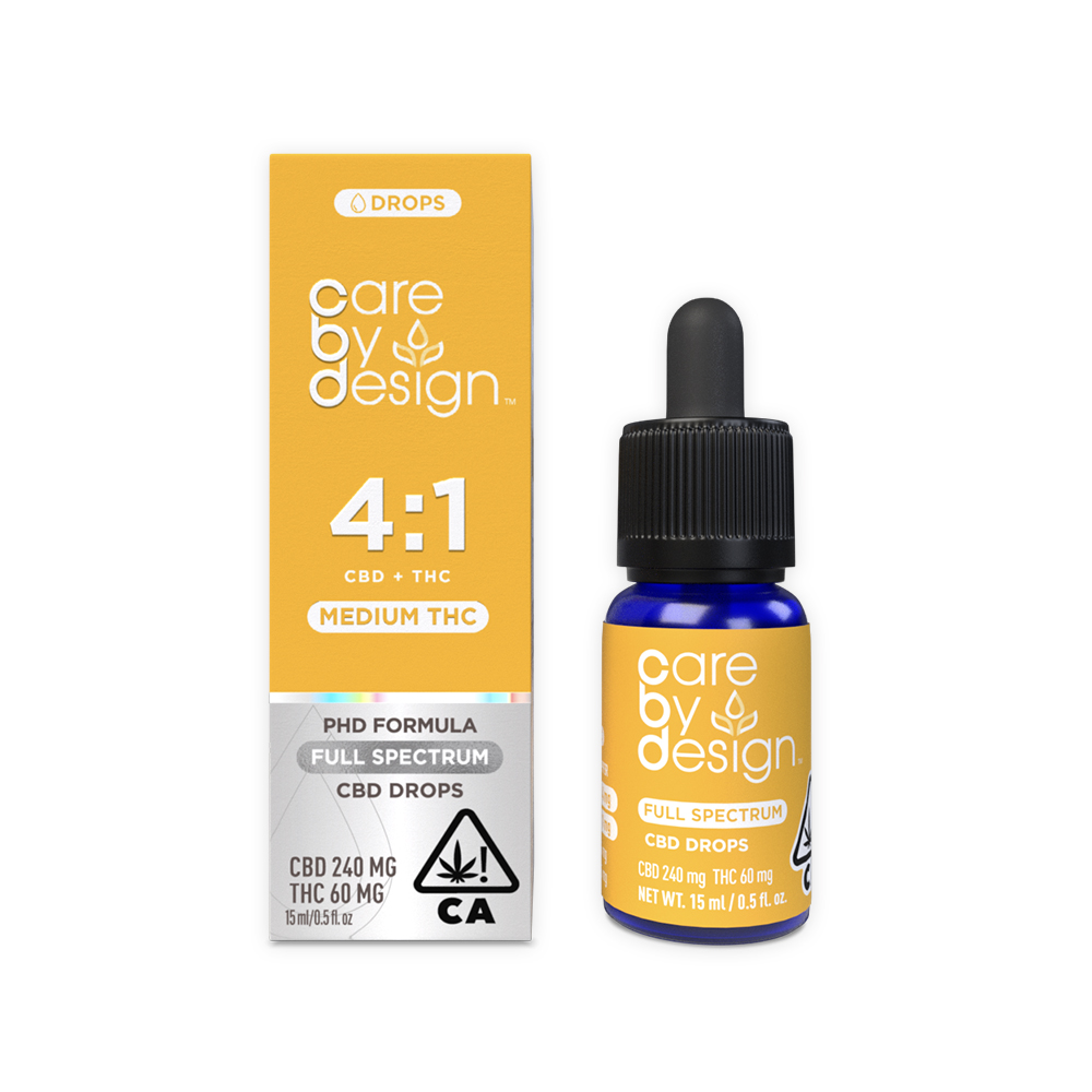 Photograph of product: DROPS (4:1) CBD TINCTURE [15 ML]
