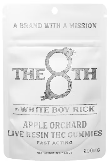 Photograph of Product: White Boy Rick - Gummies - 200mg Live Resin Nano - Apple Orchard