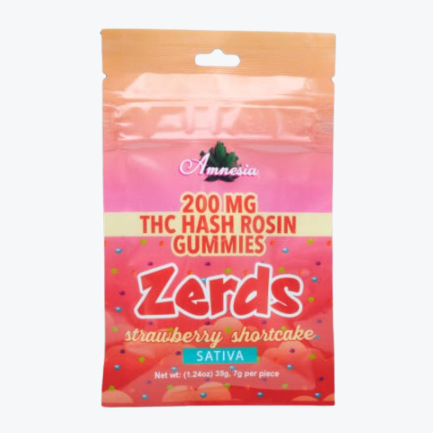 Photograph of product: Amnesia - Strawberry Shortcake Rosin Zerdz 200mg 1pk