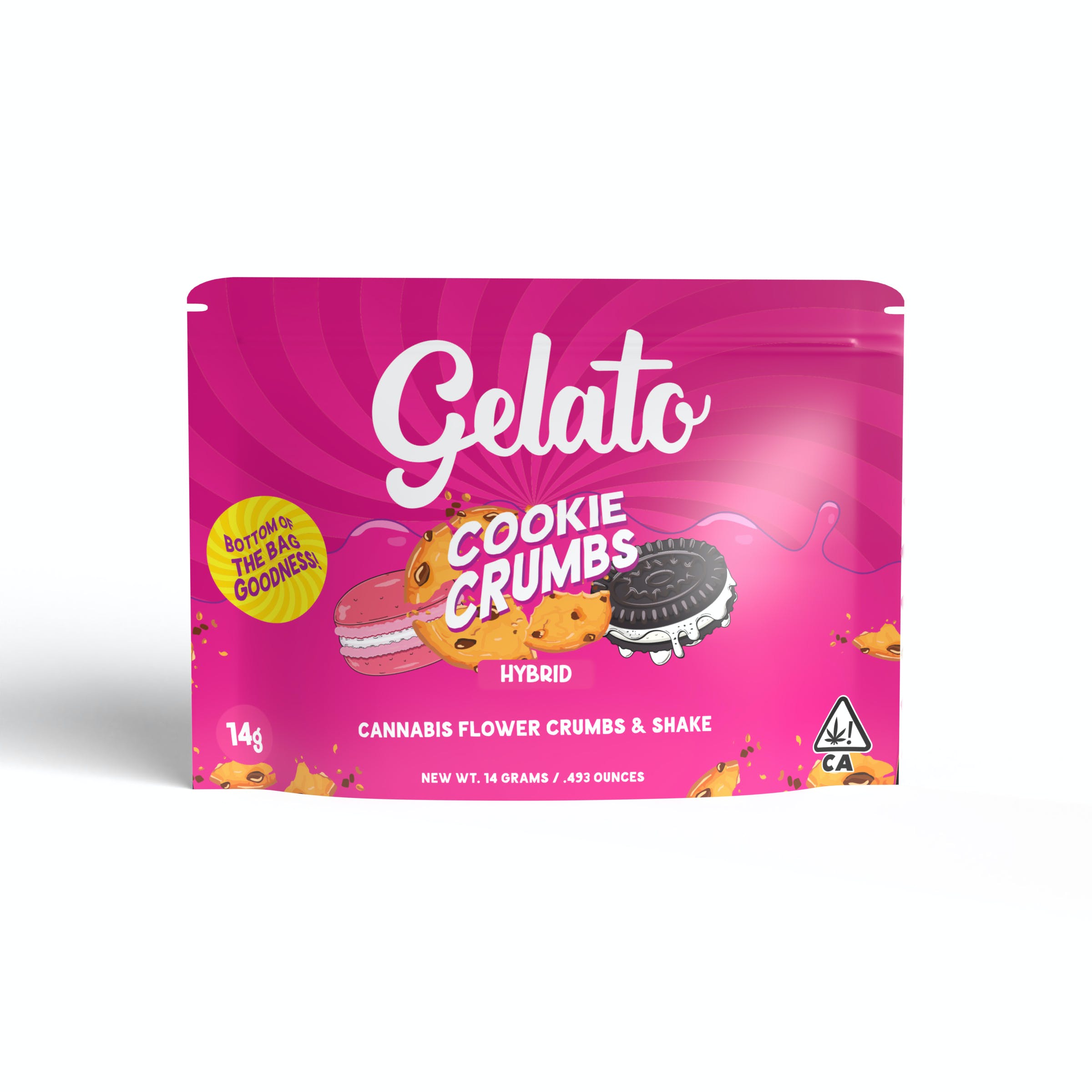 Photograph of product: COOKIE CRUMBS RASPBERRY GELATO 14G 1A