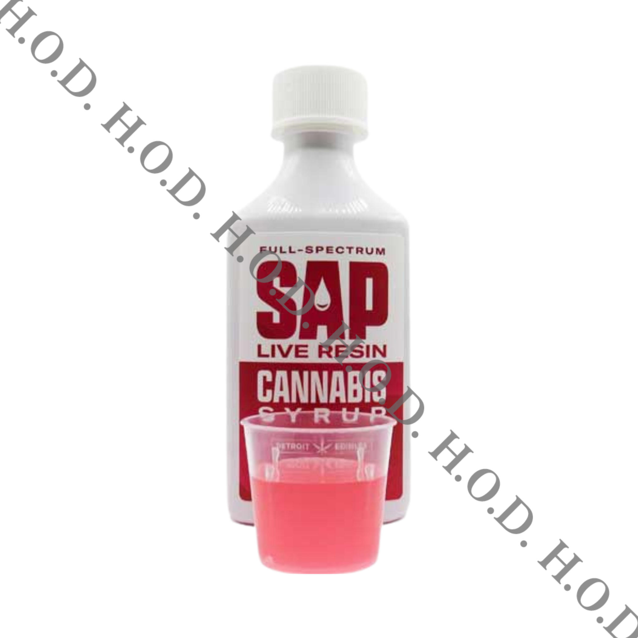 Photograph of product: Detroit Edibles Fruit Punch Sap Live Resin Syrup 200mg