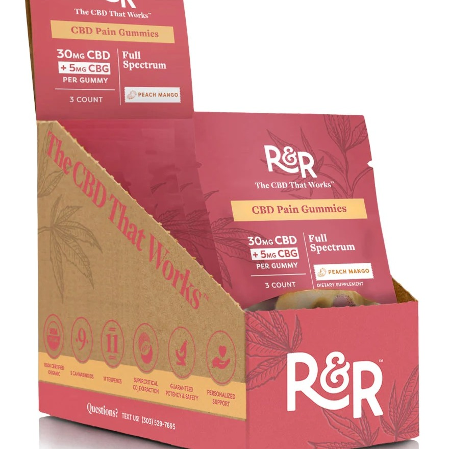 Photograph of product: CBD Pain Gummies/3 Pack