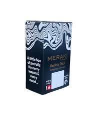 Photograph of product: MERAKI | VARIETY PRE-ROLL 20-PACK | BOLO RUNTZ / EMERALD APRICOT / MELLOWZ / RED BULLZ