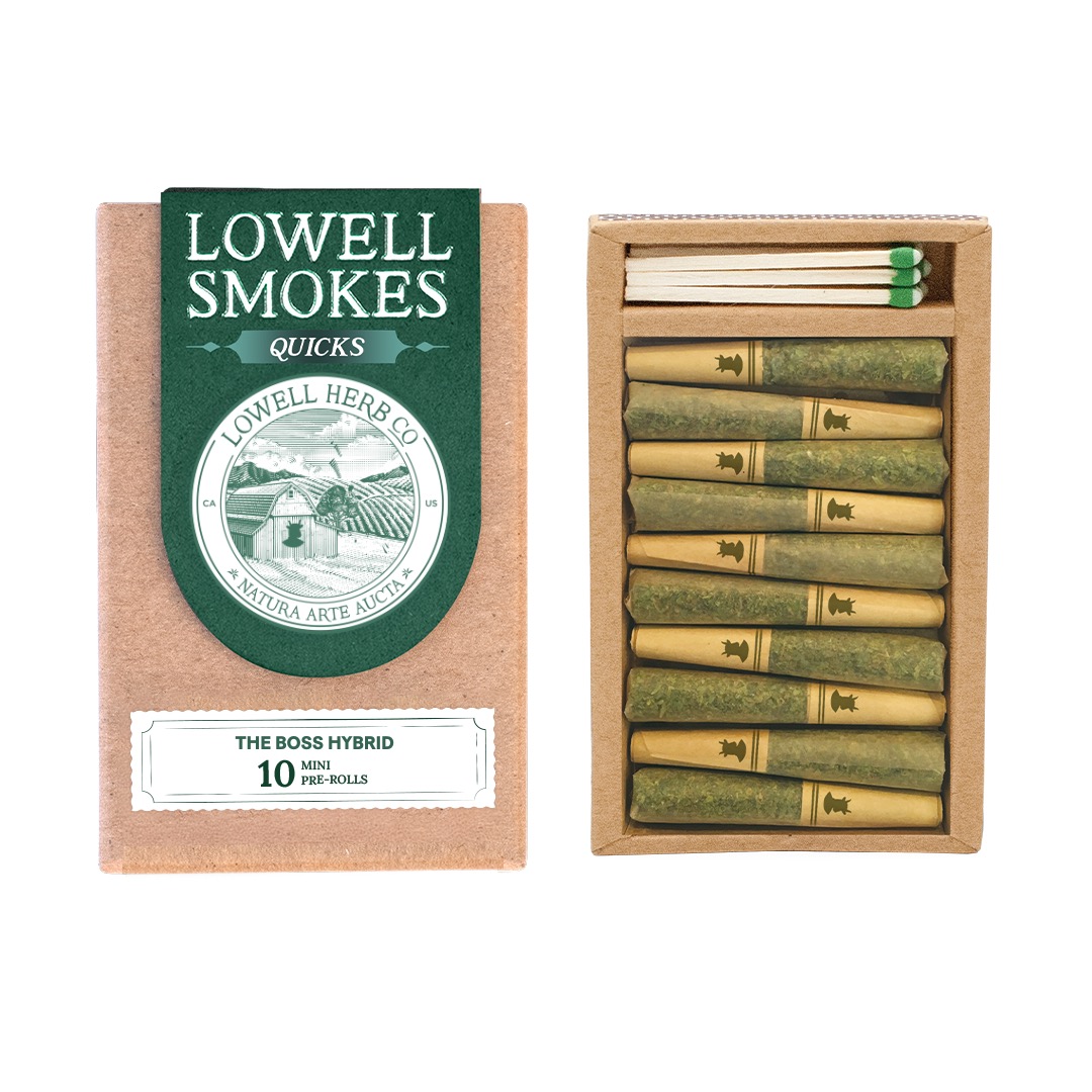 Photograph of product: The Boss | Hybrid Blend Prerolls | 3.5g (10pk)